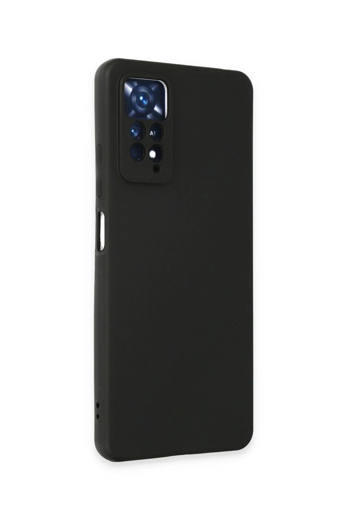 NewFace Xiaomi Redmi Note 11 Kılıf First Silikon - Siyah NRMSA