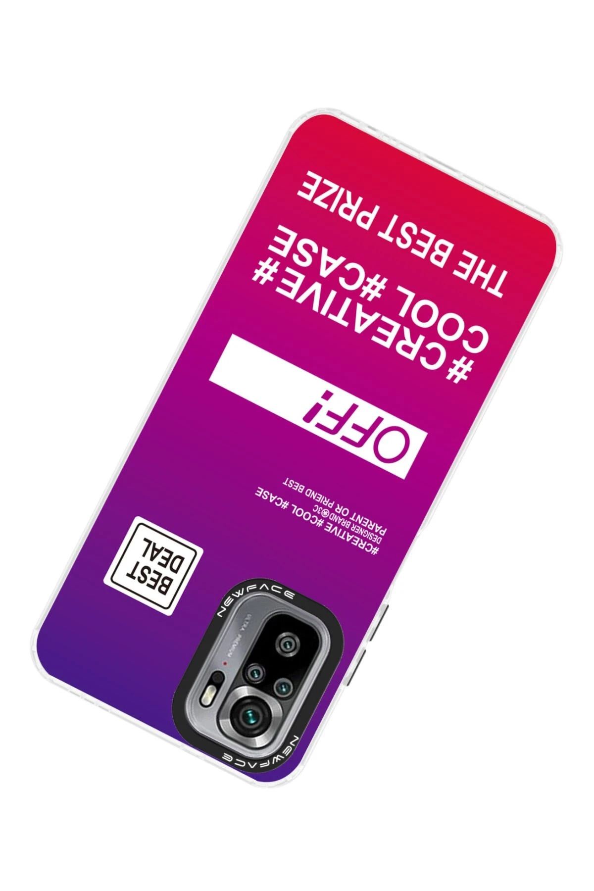 NewFace Xiaomi Redmi Note 10 Uyumlu Kılıf Estoril Desenli Kapak - Estoril - 9 SVLRS