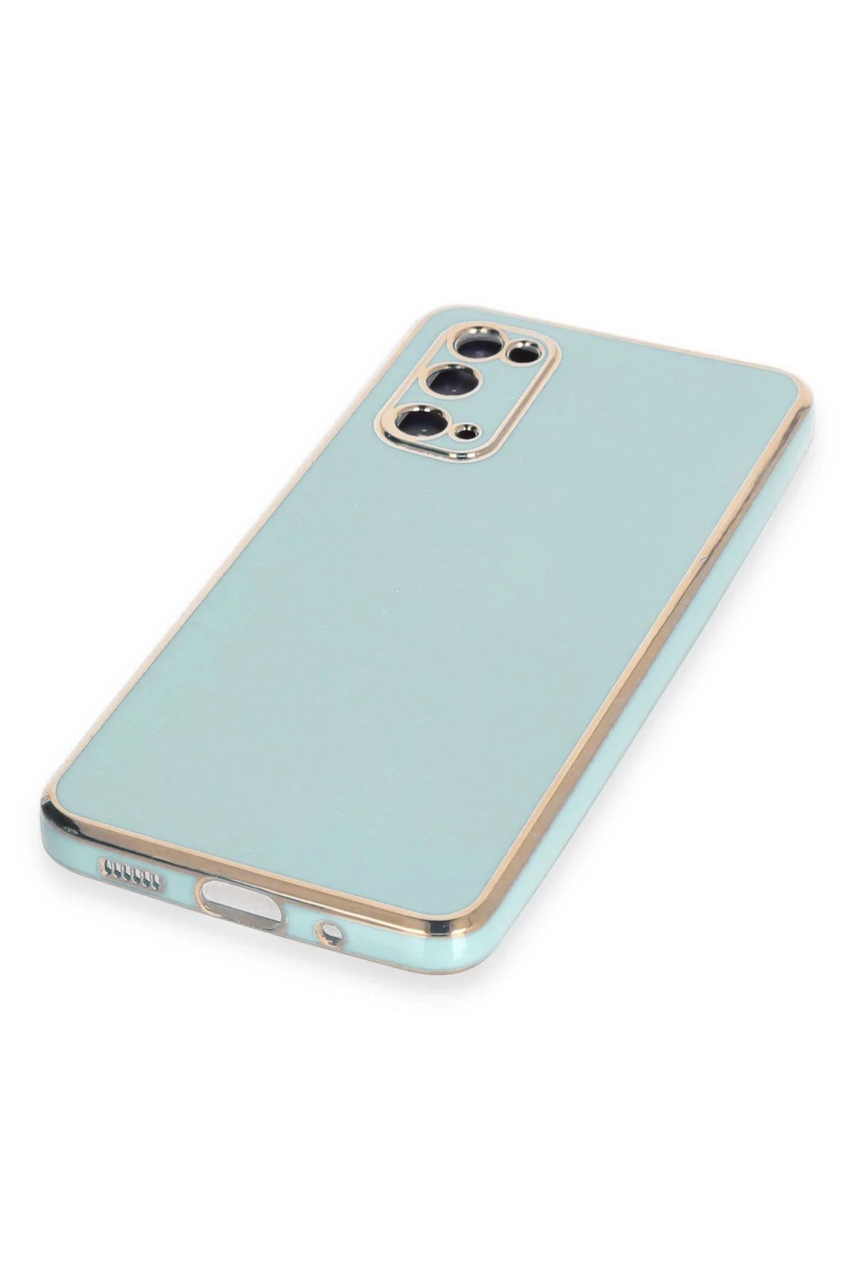 NewFace Samsung Galaxy S20 Kılıf Volet Silikon - Açık Yeşil FLKRY