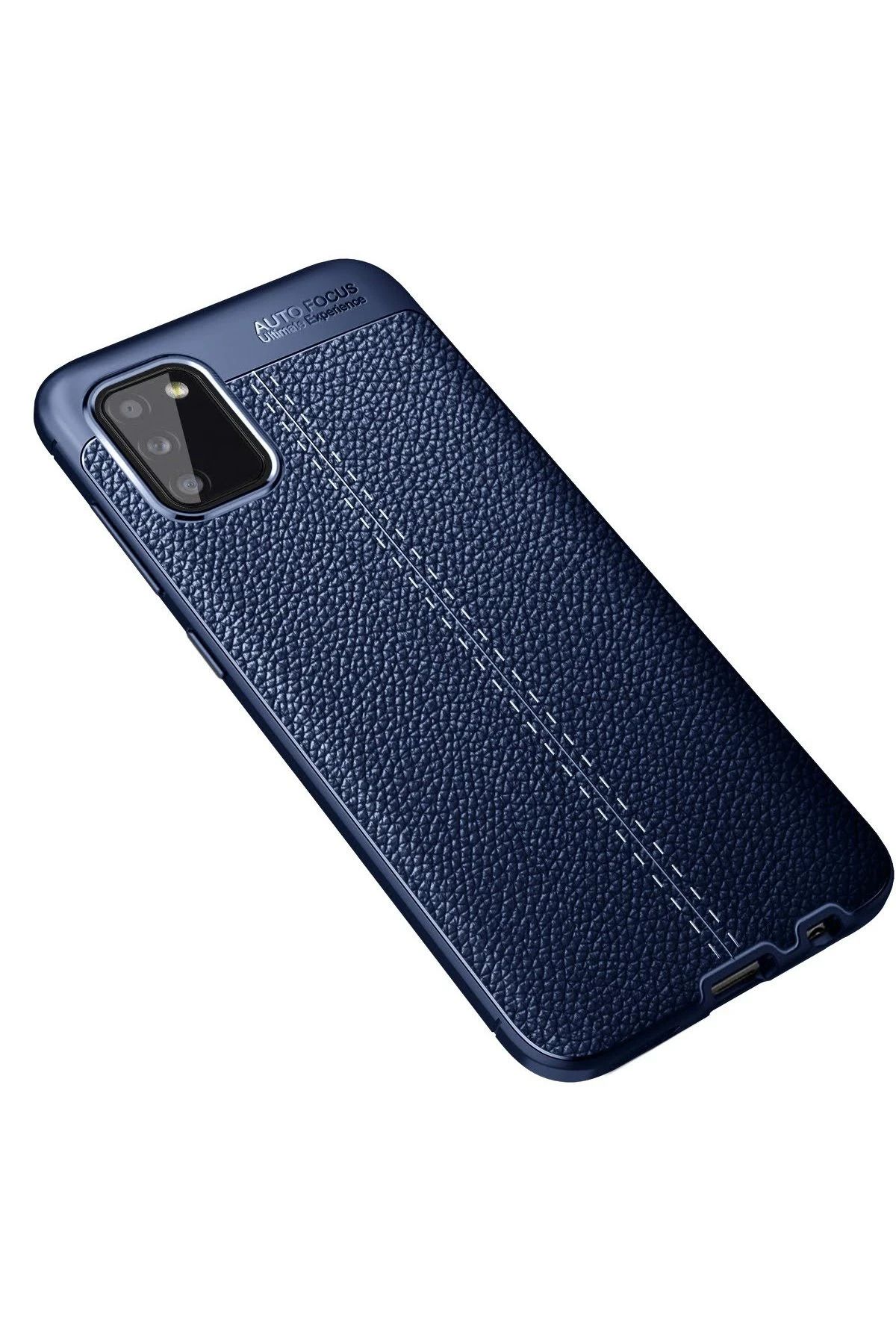 NewFace Samsung Galaxy A02S Kılıf Auto Focus Kapak - Lacivert SVLRS