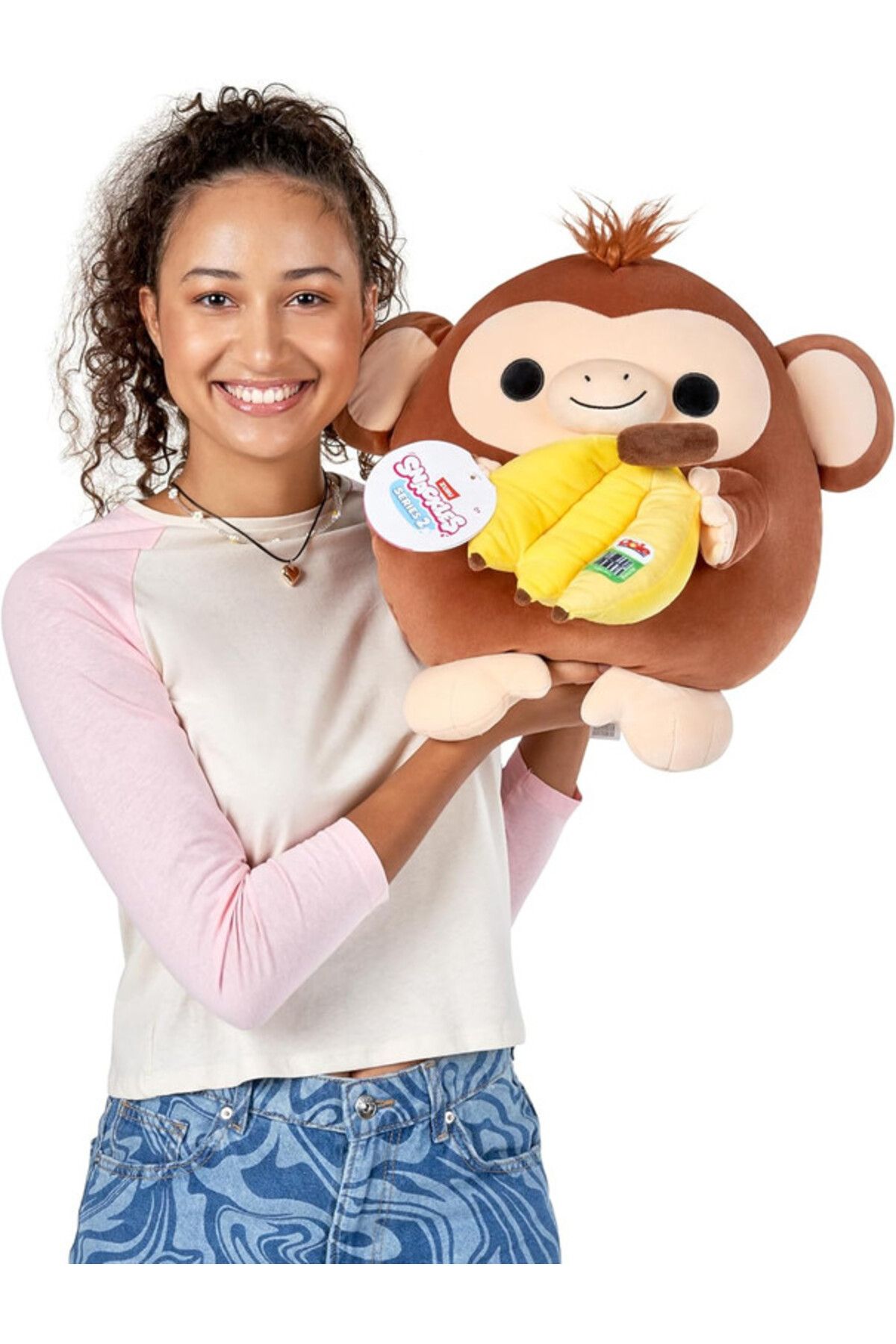 Zuru-Snackles Series 2 Monkey & Dole 16 Inch Plush by ZURU, Ultra Soft Plush, Collectible Plush with R... 7