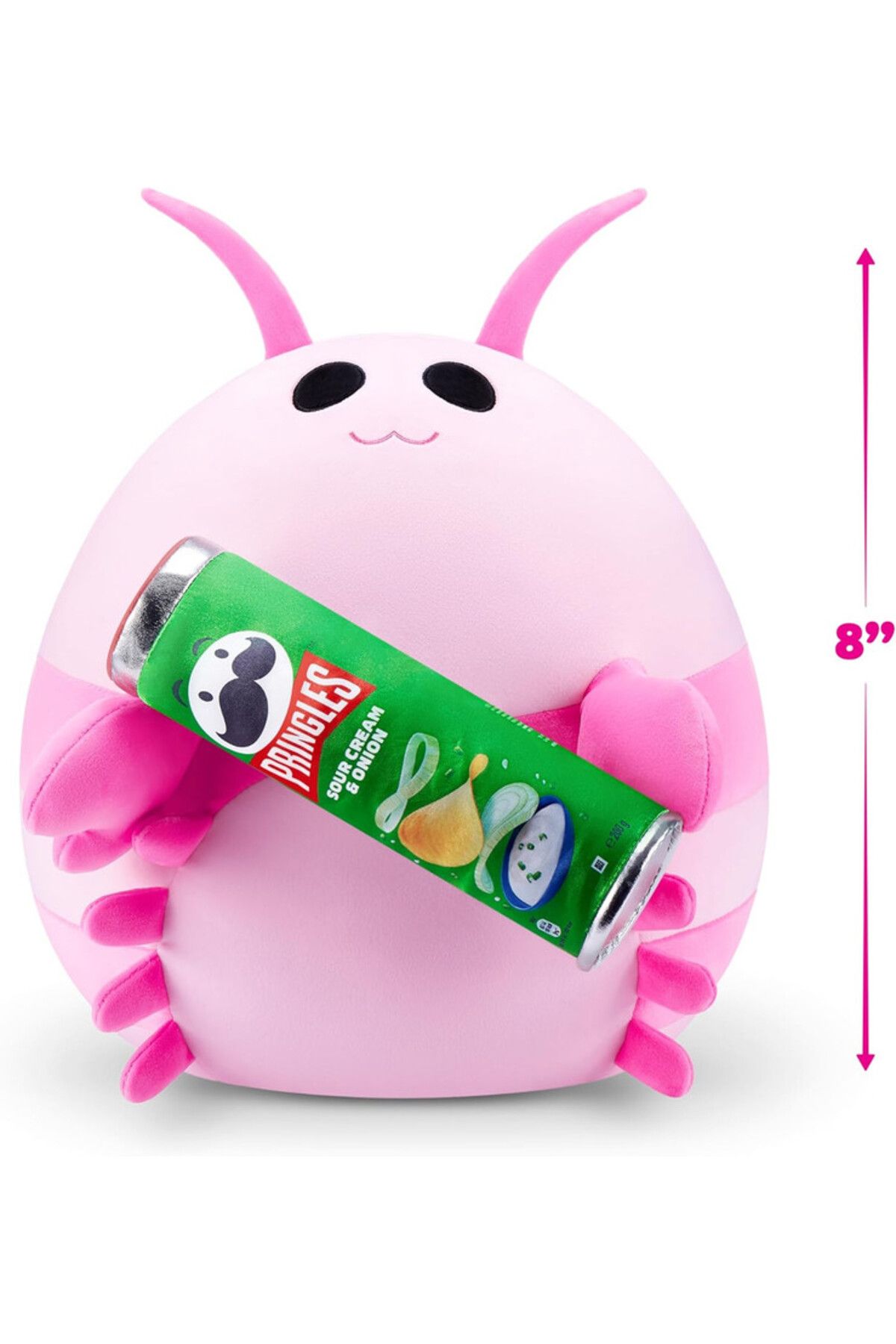Zuru-Snackles Series 2 Shrimp & Pringles 8 Inch Plush by ZURU, Ultra Soft Plush, Collectible Plush wit... 4