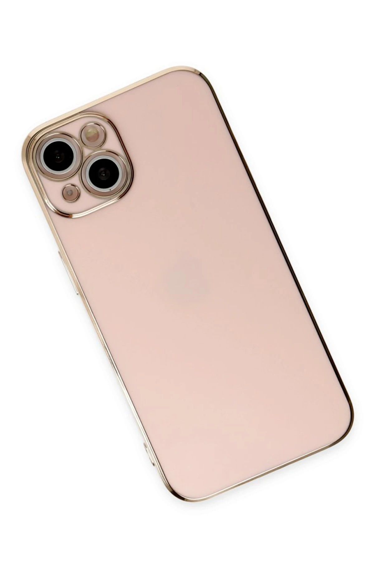 NewFace iPhone 15 Kılıf Volet Silikon - Pembe SVLRS