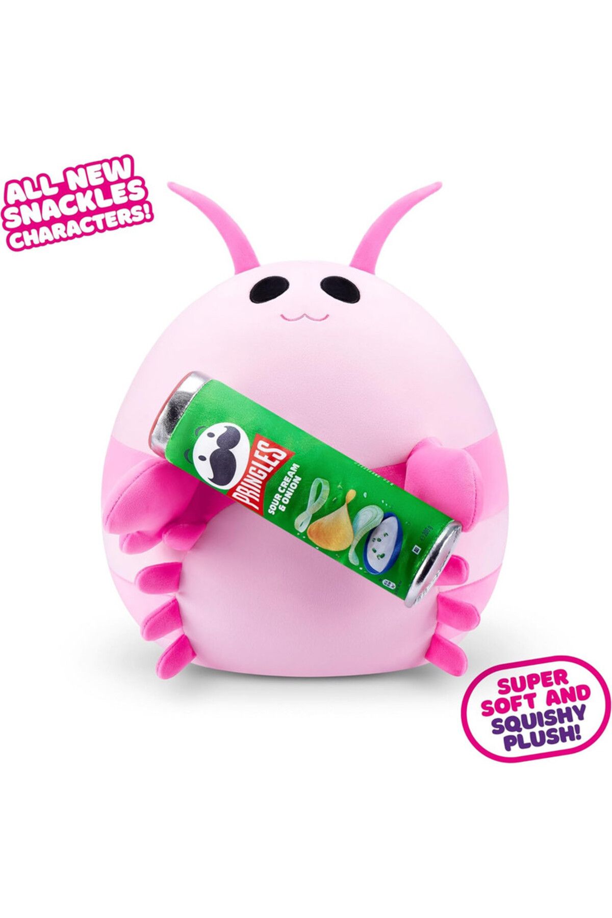 Zuru-Snackles Series 2 Shrimp & Pringles 16 Inch Plush by ZURU, Ultra Soft Plush, Collectible Plush wi... 3