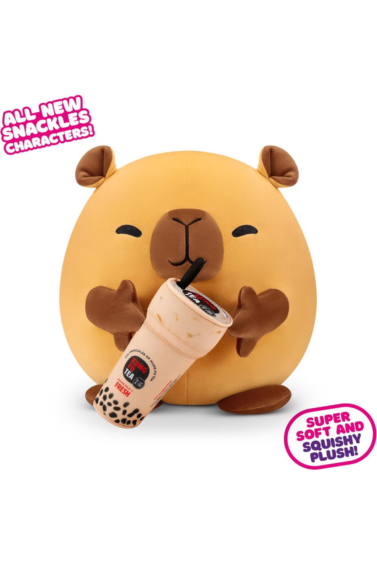 Zuru-Snackles Series 2 Capybara & Boba 8 Inch Plush by ZURU, Ultra Soft Plush, Collectible Plush with ... 2
