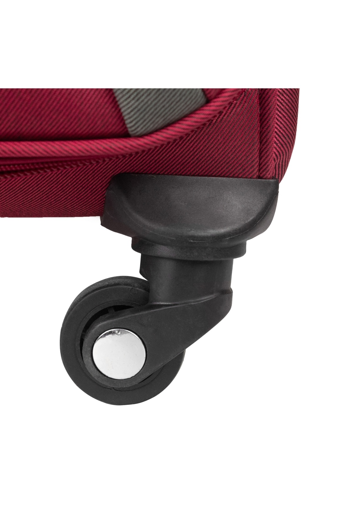Naimeed Company-Small travel trolley, Naimeed D5980, 4 wheels, textile material, combination lock, Red,35.5x26x52cm 8