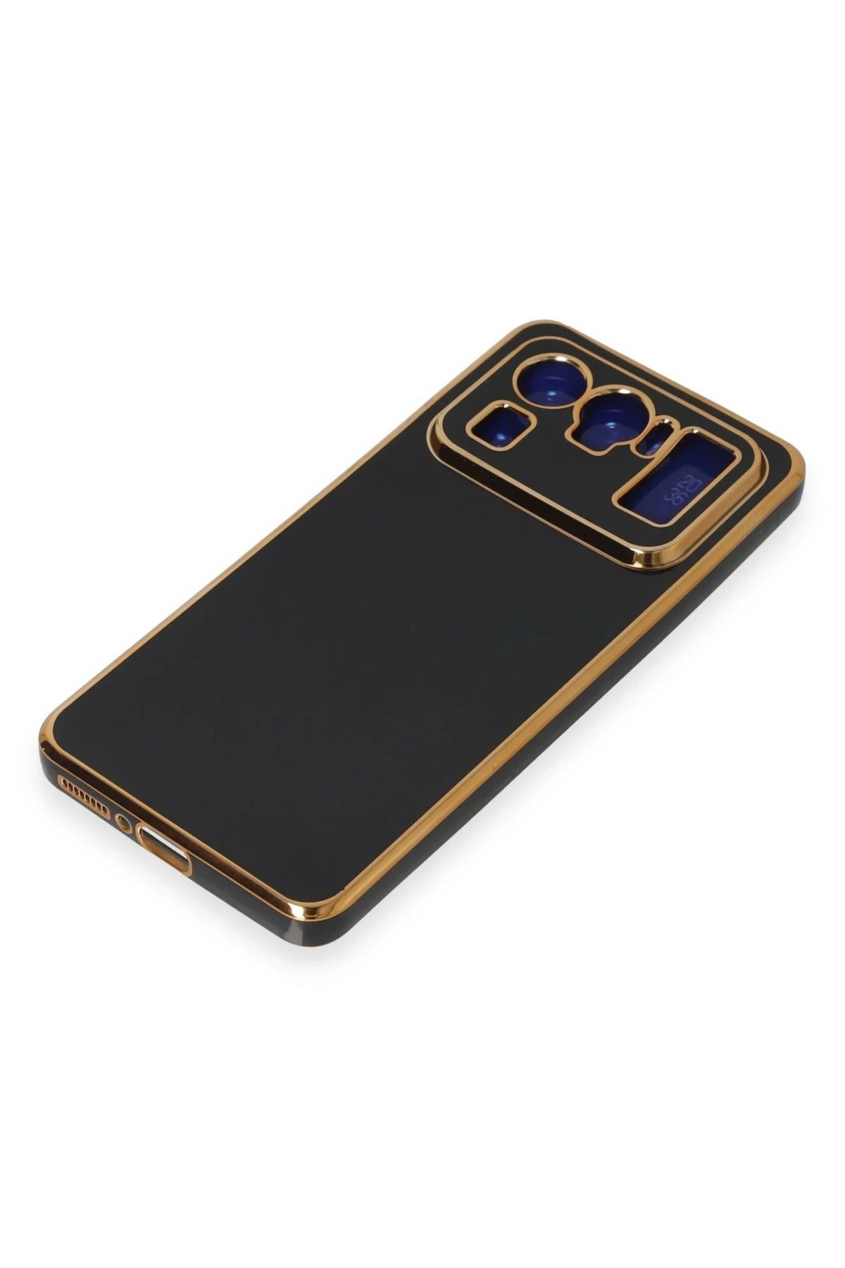 NewFace Xiaomi Mi 11 Ultra Kılıf Volet Silikon - Siyah GLSTD