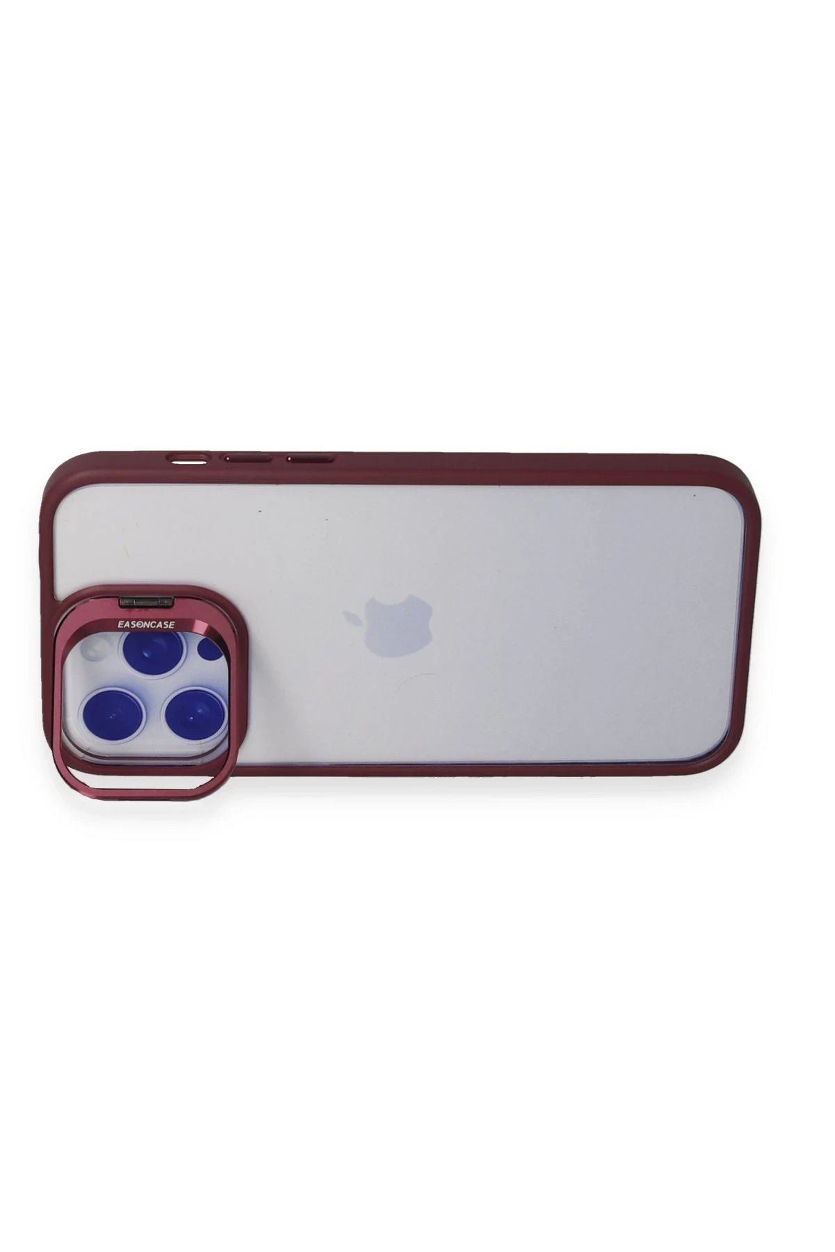 Joko iPhone 13 Pro Max Kılıf Roblox Lens Standlı Kapak - Bordo SVLRS