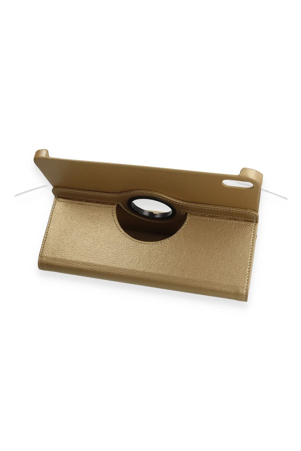 NewFace iPad 2022 10.9 (10.nesil) Kılıf 360 Tablet Deri Kılıf - Gold GLSTD