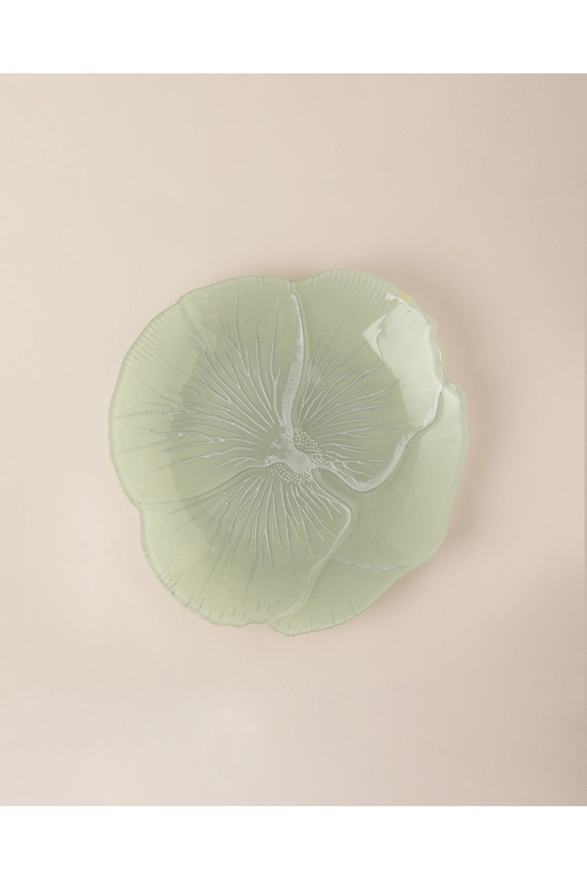 Madame Coco-Violette Service Plate - Soft Green - 26 cm 2
