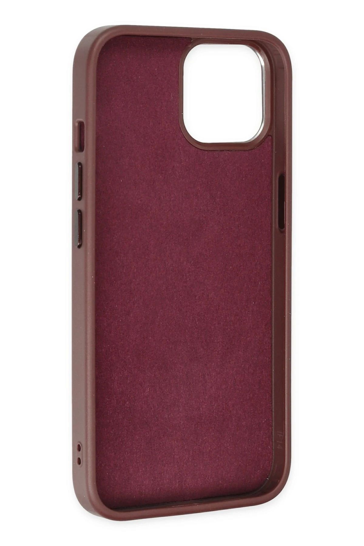 NewFace iPhone 14 Plus Uyumlu Kılıf King Kapak - Bordo-Siyah SVLRS