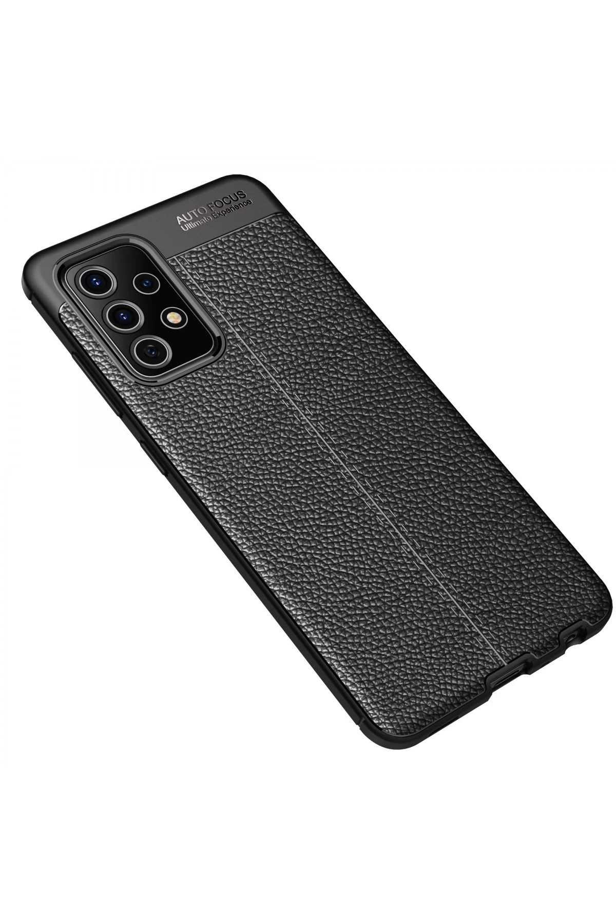 NewFace Samsung Galaxy A52 Kılıf Auto Focus Kapak - Siyah GLSTD