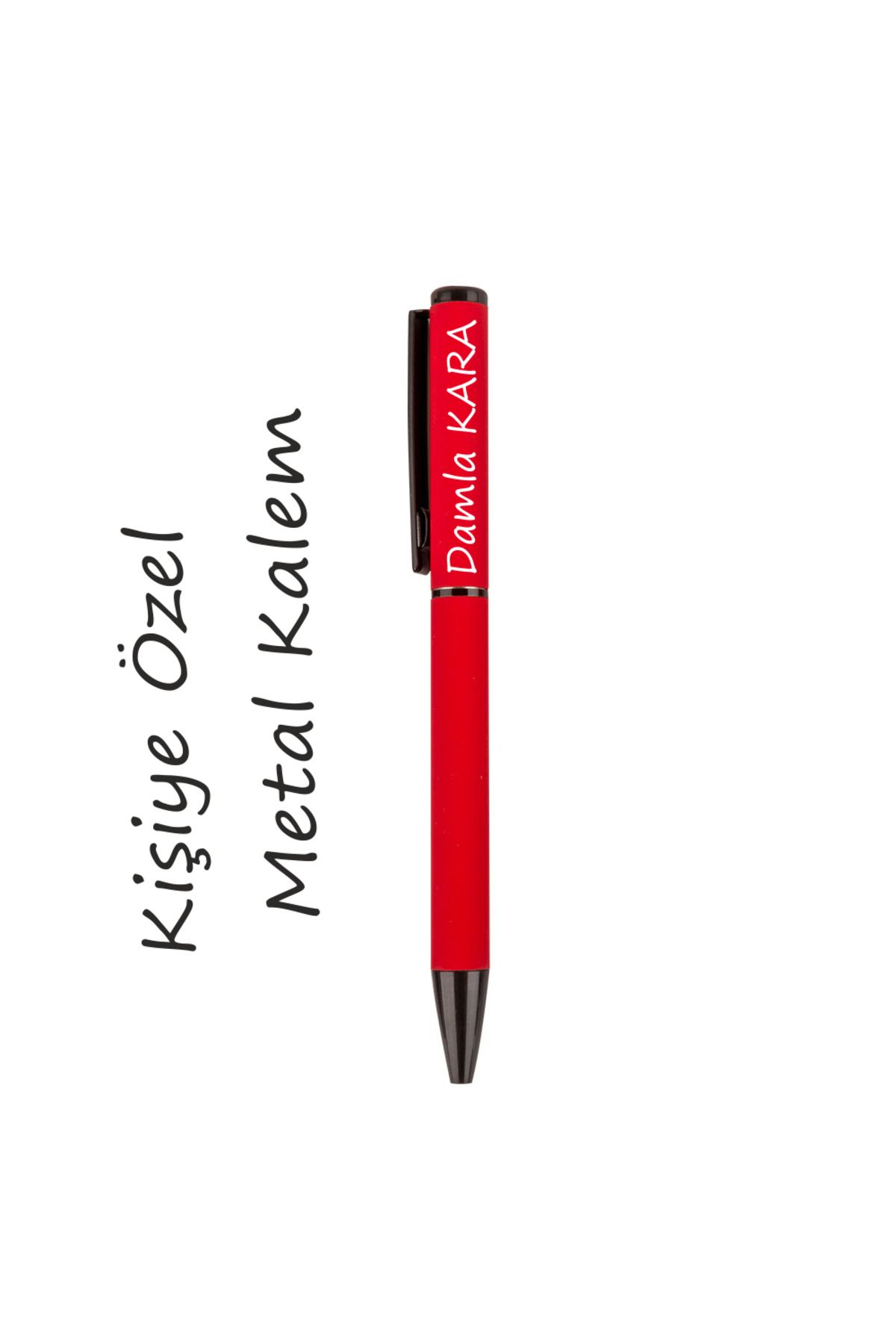 karalar ahşap kişiye özel metal kalem