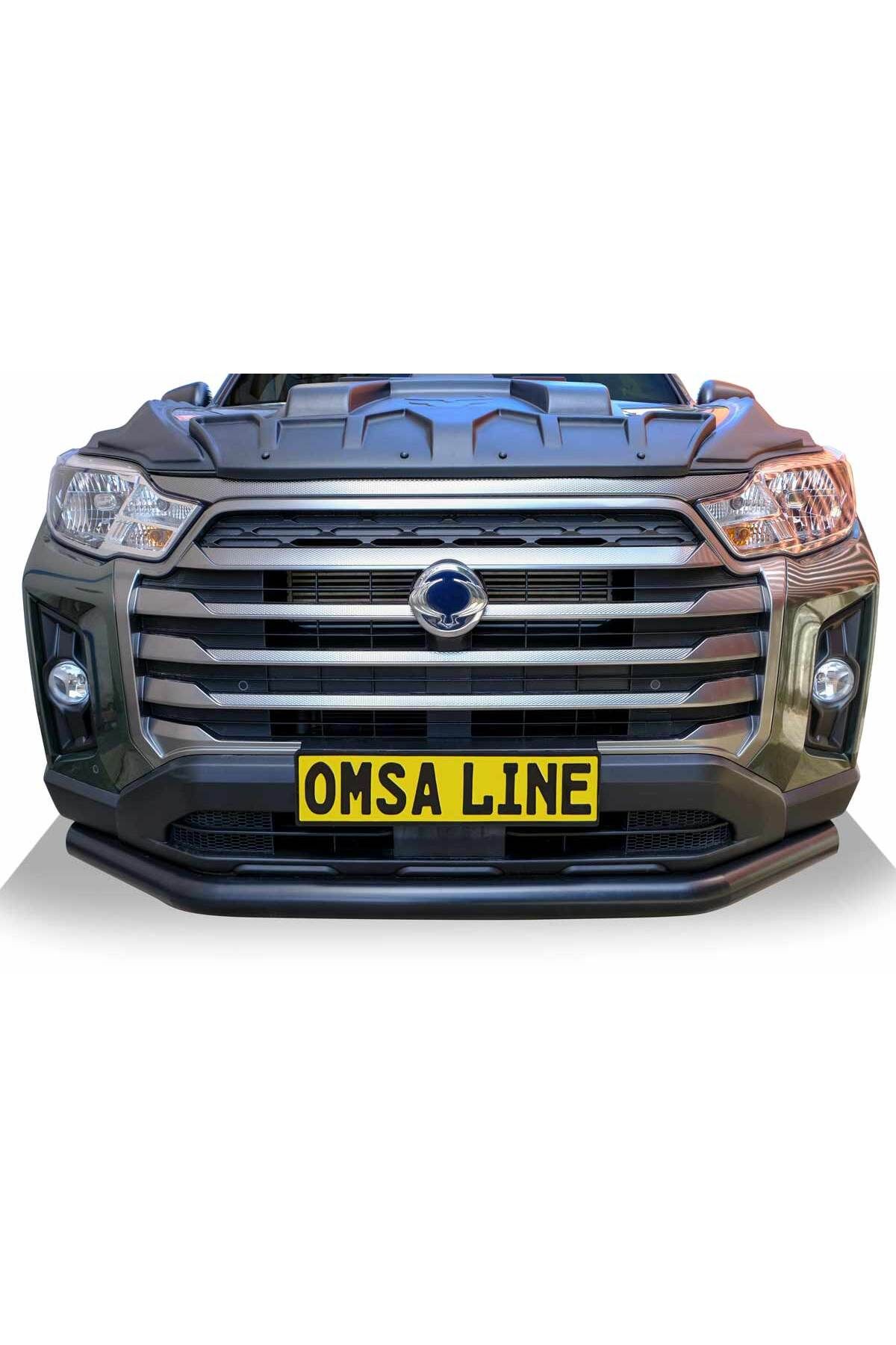 Rcan Garage Ssangyong Musso Texas Ön Alt Koruma Çap:76 Siyah 2018 ve Sonrası