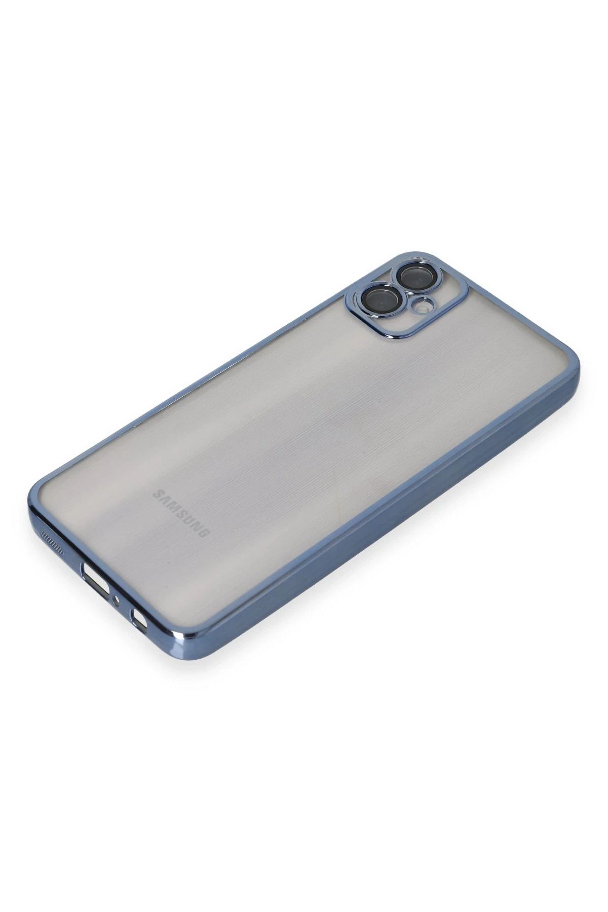 NewFace Samsung Galaxy A05 Kılıf Lensli Silikon - Lacivert NRMSA