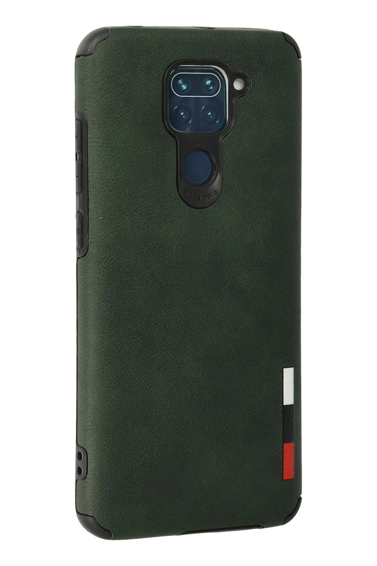 NewFace Xiaomi Redmi Note 9 Kılıf Loop Deri Silikon - Yeşil GLSTD
