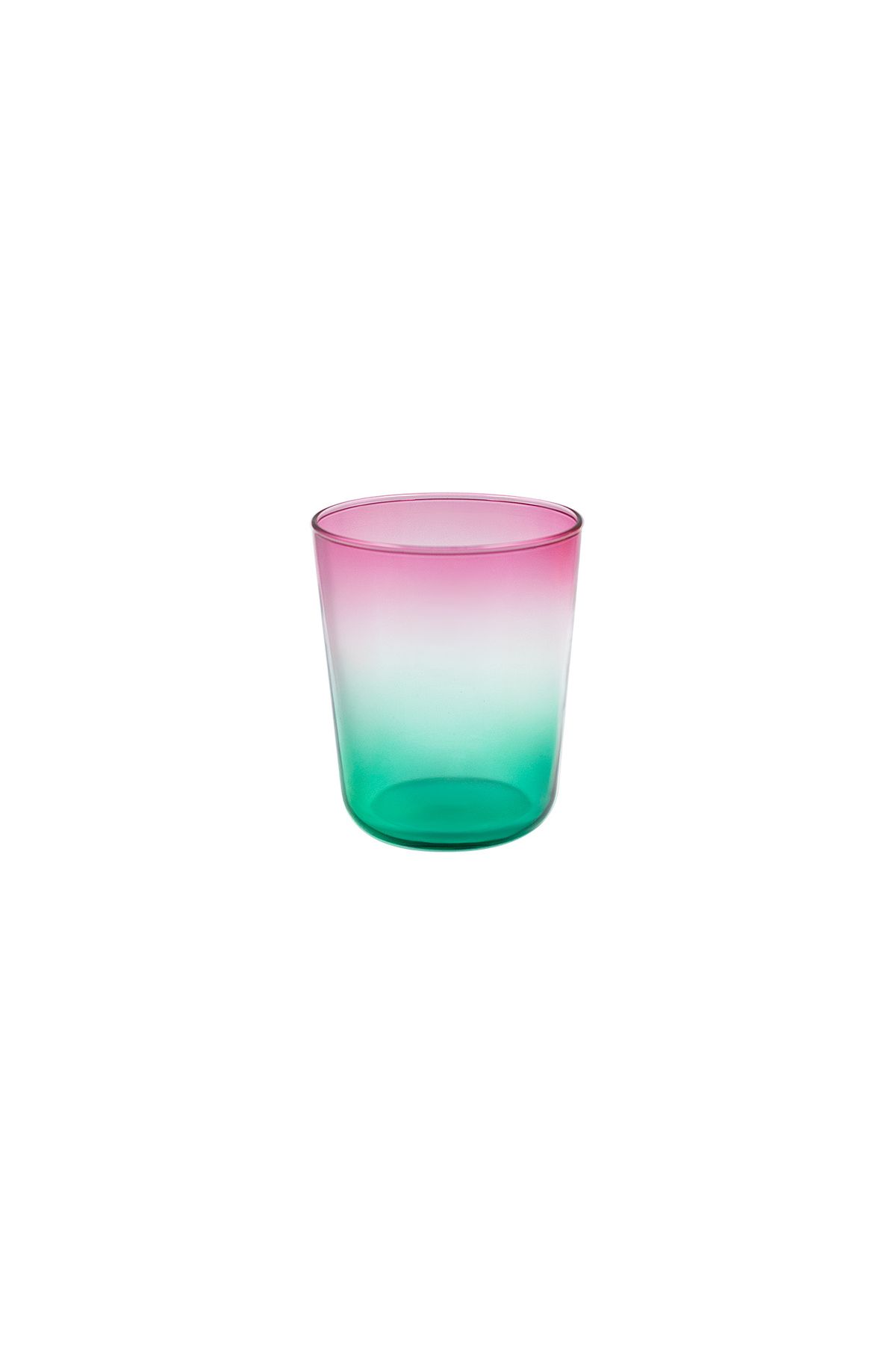 Madame Coco Renard 4'lü Su Bardağı Seti - Pembe/Yeşil - 315 ml