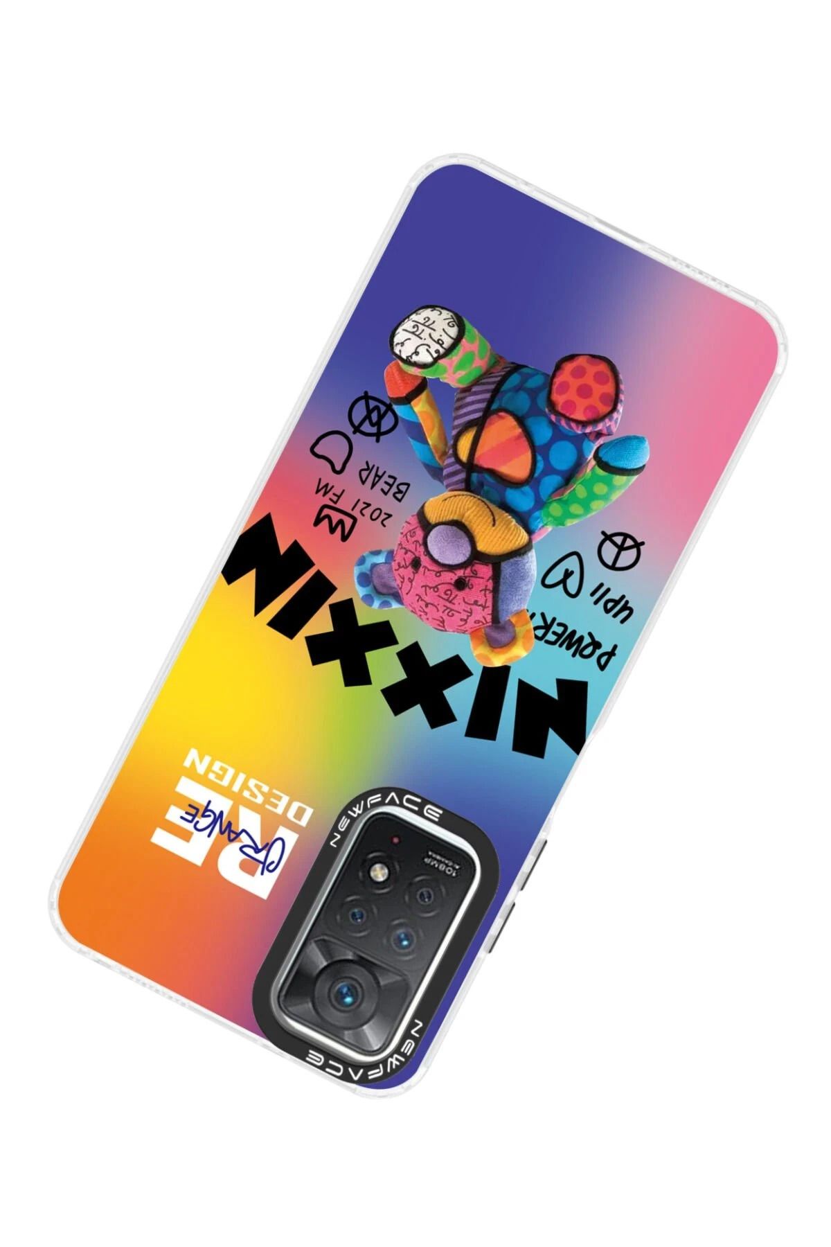 NewFace Xiaomi Redmi Note 11 Pro Kılıf Estoril Desenli Kapak - Estoril - 11 GLSTD