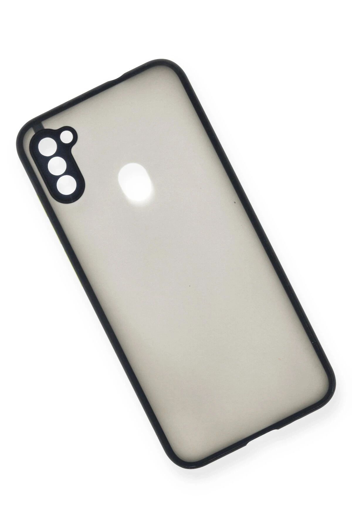 NewFace Samsung Galaxy A11 Kılıf Montreal Silikon Kapak - Lacivert GLSTD