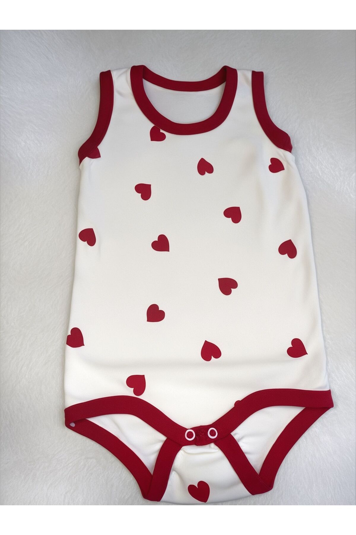 wawa bebek %100pamuk Unisex bebek ve çoçuk kalp baskılı body ve zıbın