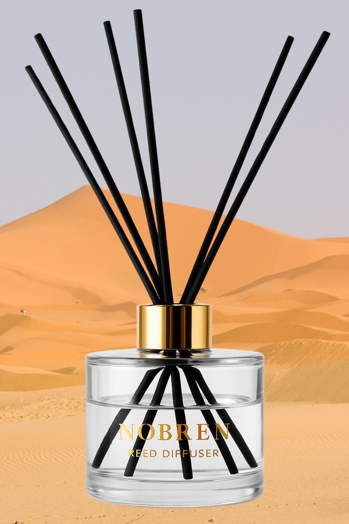 NOBREN Leather Oud 135 ml Çubuklu Ortam Kokusu
