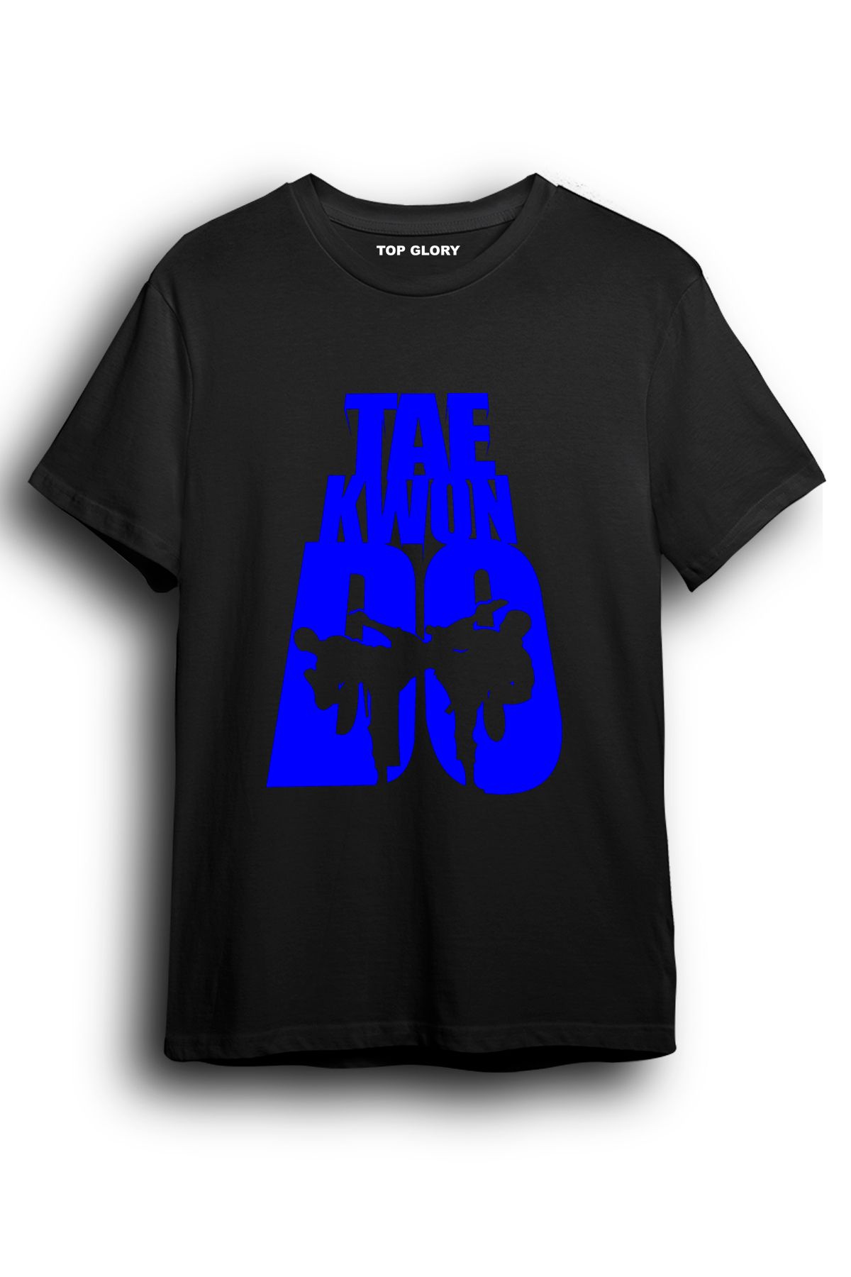 TOP GLORY Taekwondo Baskılı Spor T-Shirt Sporcu Tişörtü