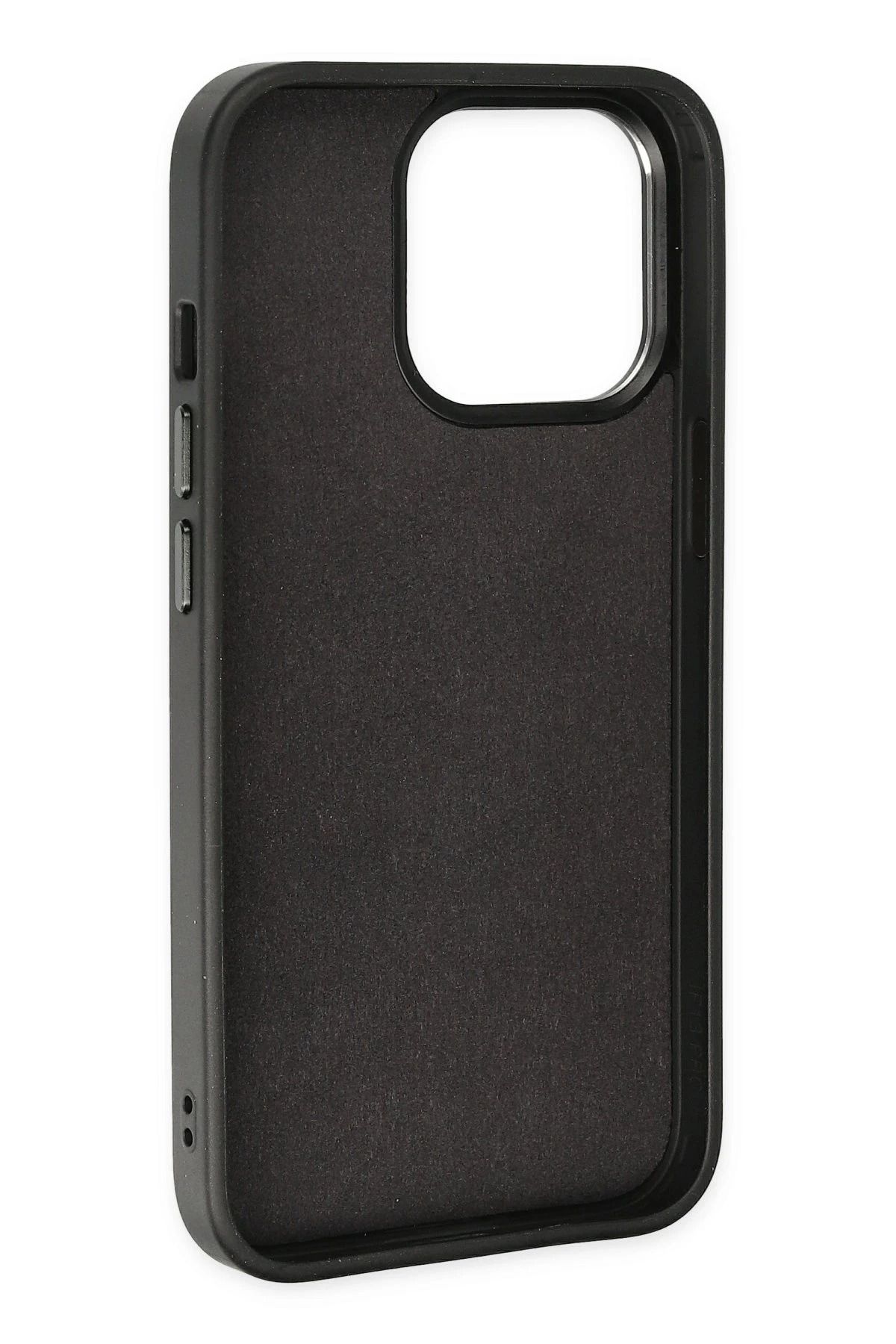 NewFace iPhone 14 Pro Max Uyumlu Kılıf King Kapak - Gri-Siyah SVLRS