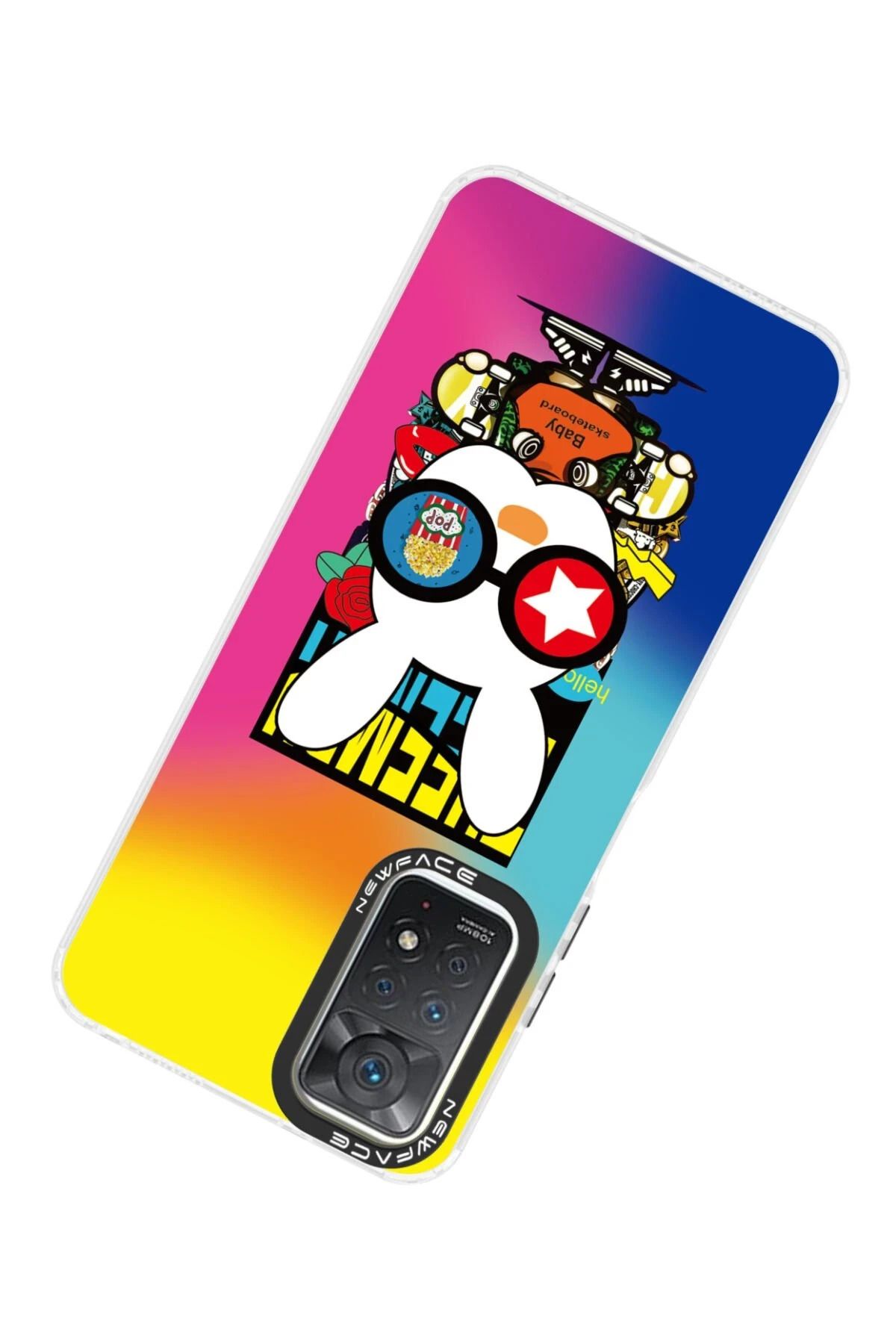 NewFace Xiaomi Redmi Note 11 Pro Uyumlu Kılıf Estoril Desenli Kapak - Estoril - 10 GLSTD
