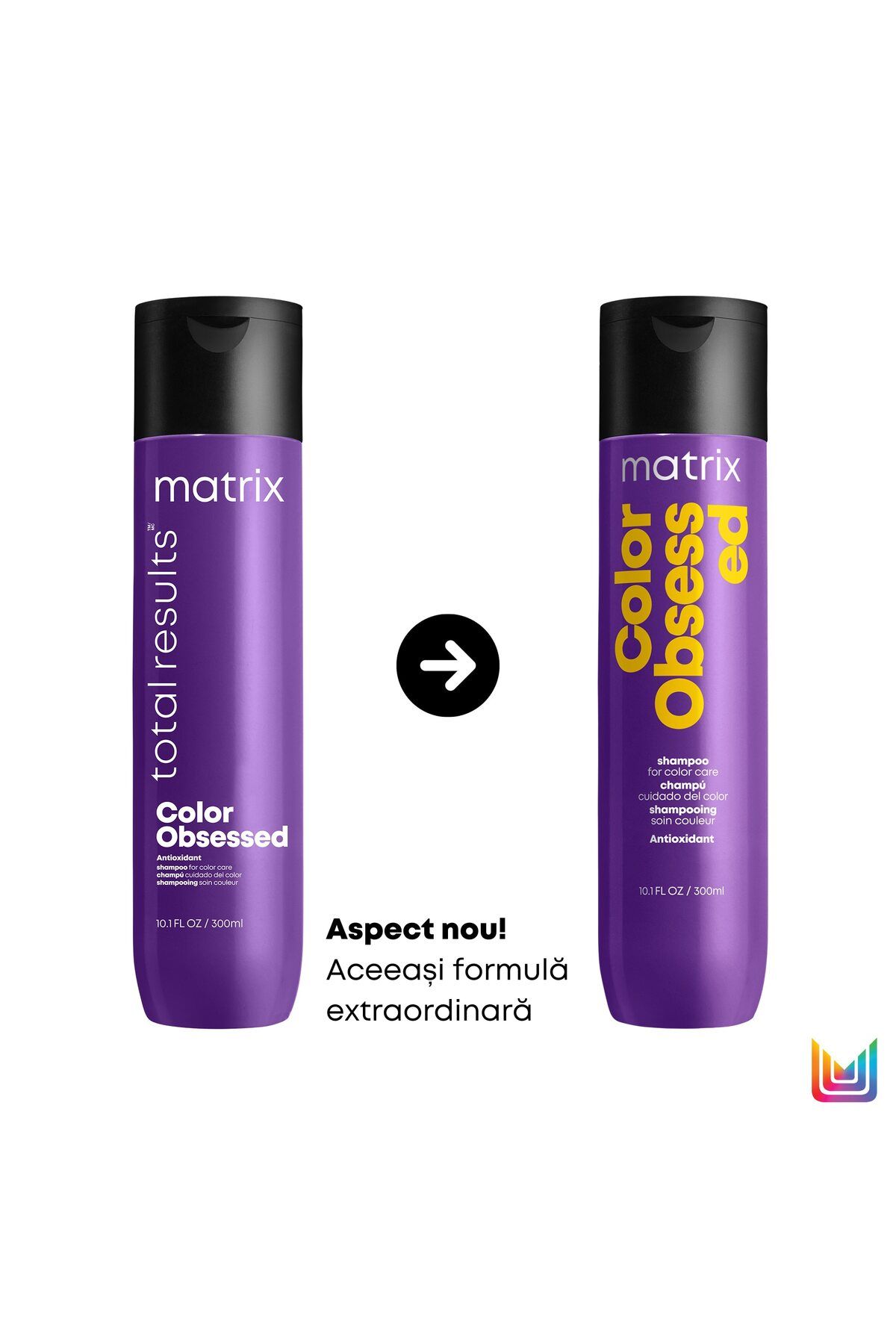 Matrix-Sampon Matrix Total Results Color Obsessed pentru par vopsit 2