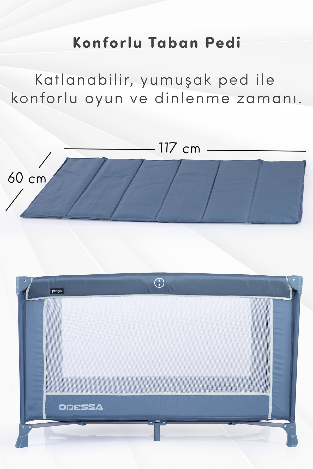 Prego Odessa Oyun Parkı Park Yatak Beşik fotoğrafı 5 (önizleme)