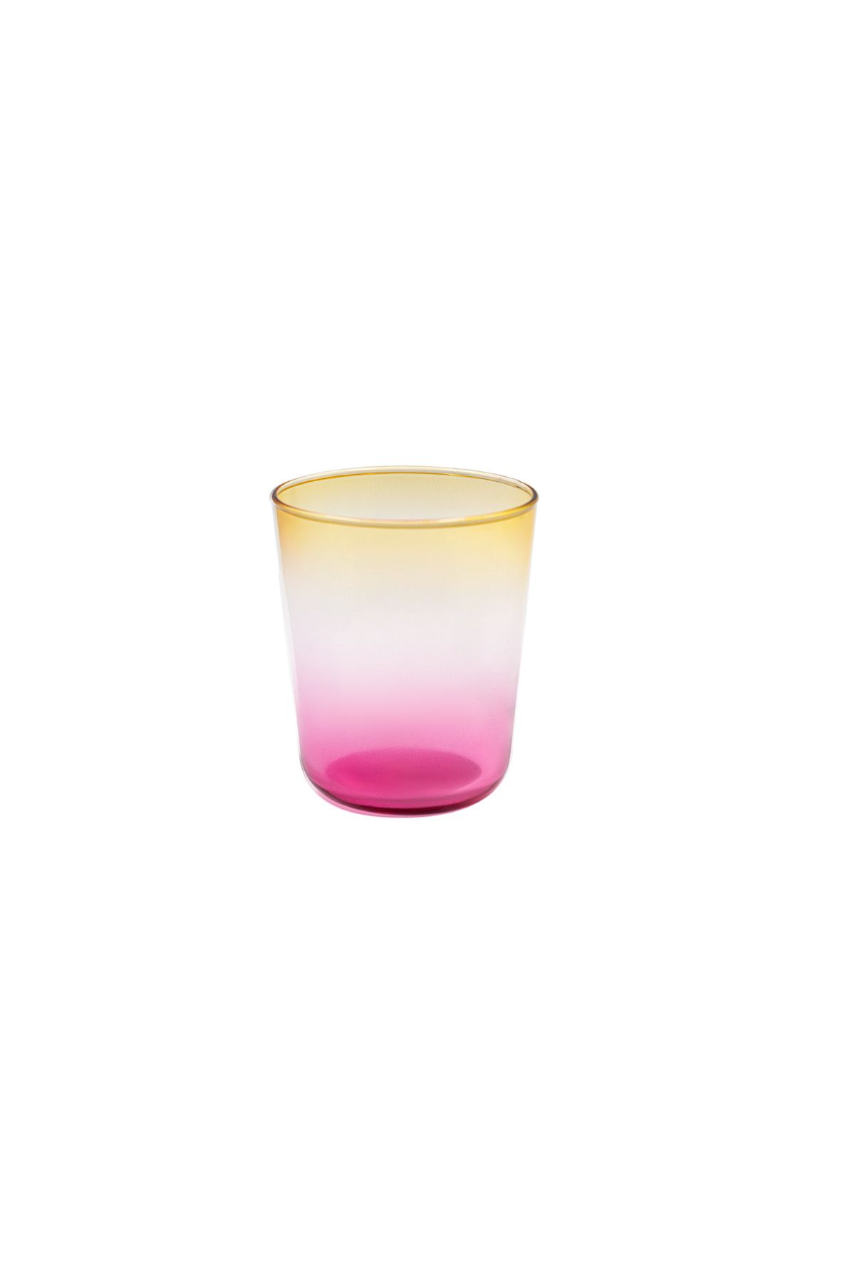 Madame Coco Renard 4'lü Su Bardağı Seti - Sarı/Pembe - 315 ml