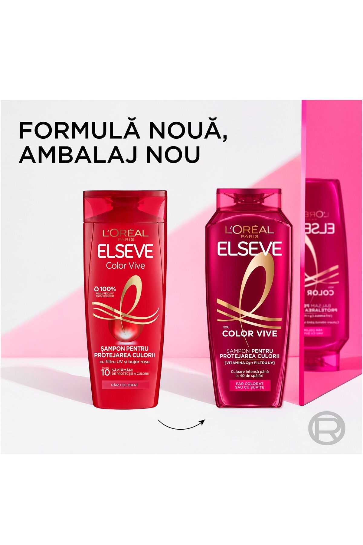 L'Oreal Paris-Sampon L'Oreal Paris Elseve Color Vive pentru par vopsit 3