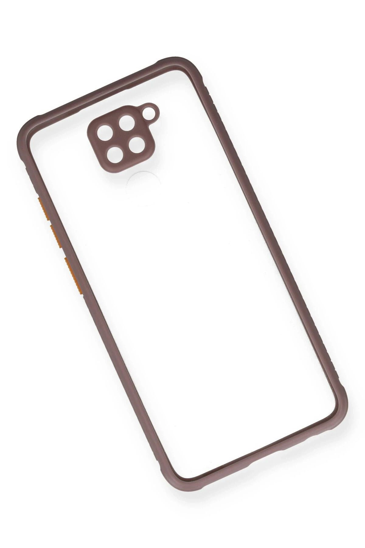 NewFace Xiaomi Redmi Note 9 Kılıf Miami Şeffaf Silikon - Açık Mor GLSTD