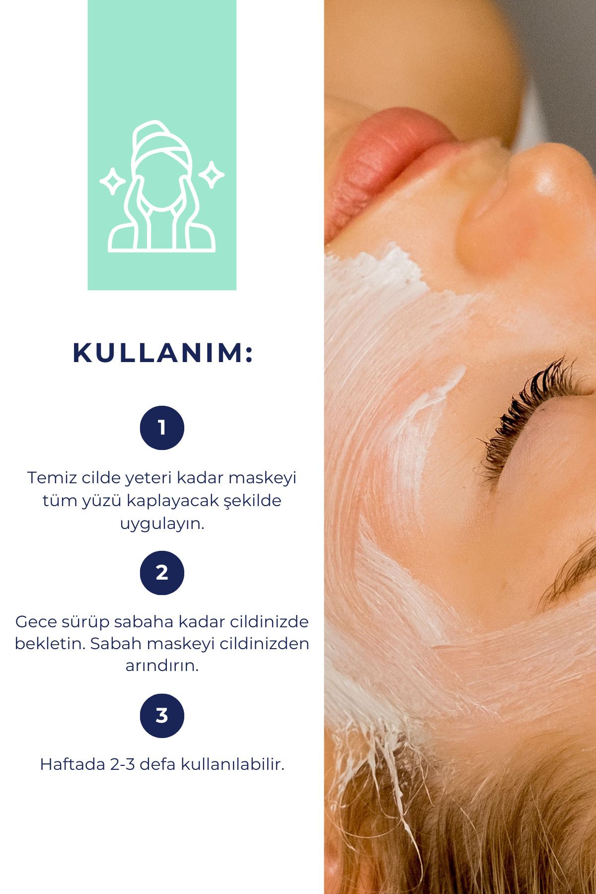 ماسک صورت شبانه تغذیه عصاره درخت چای 50 میل Licape
