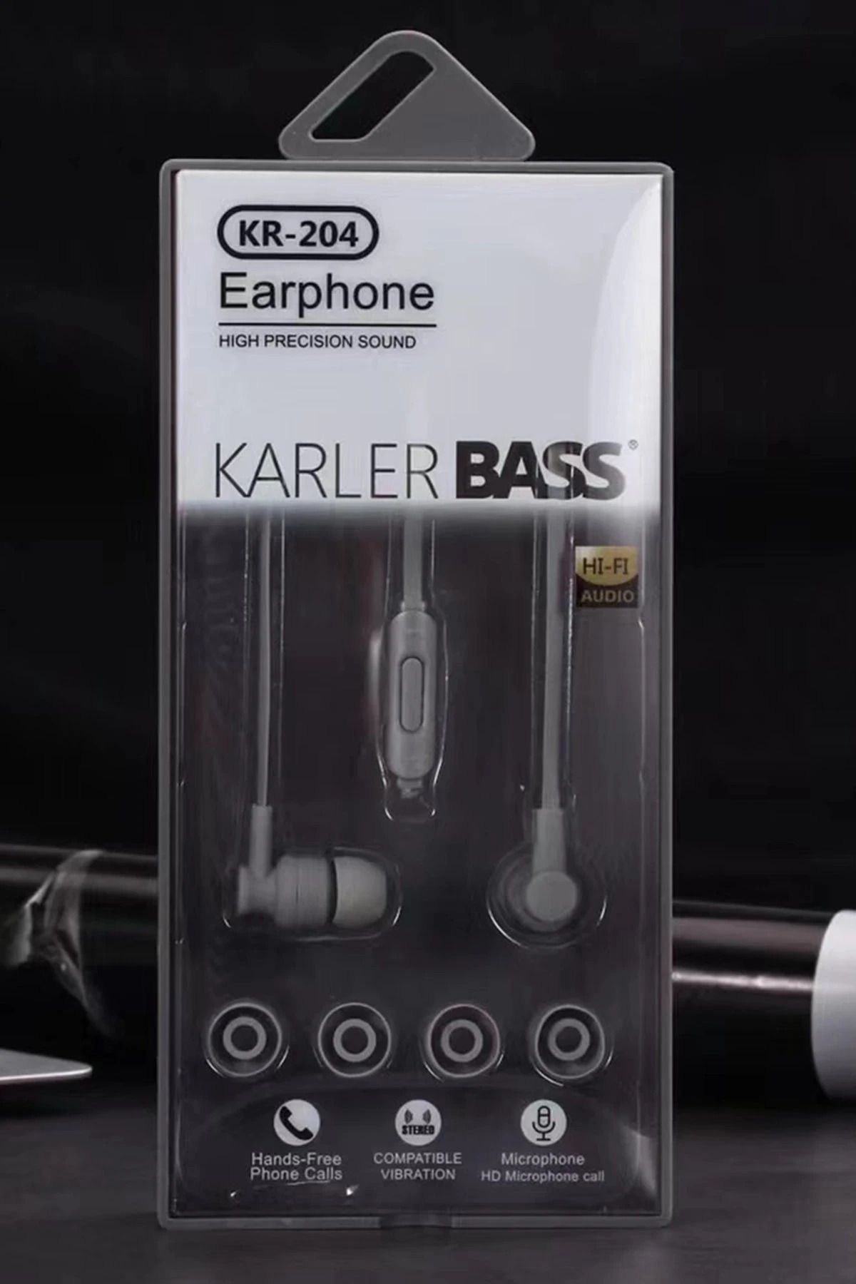 Karler Bass KR-204 Kablolu Kulaklık - Siyah NRMSA