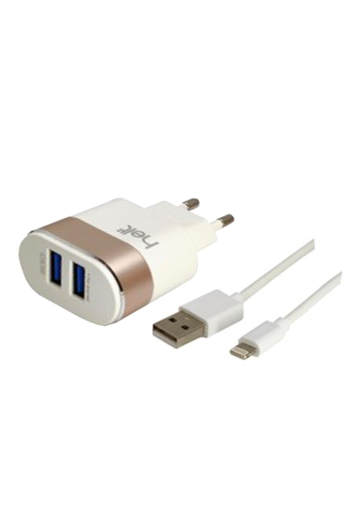 Haweel Helt HT-13 10W 2400 mAh Lightning Kablo + Şarj Aleti (Beyaz)