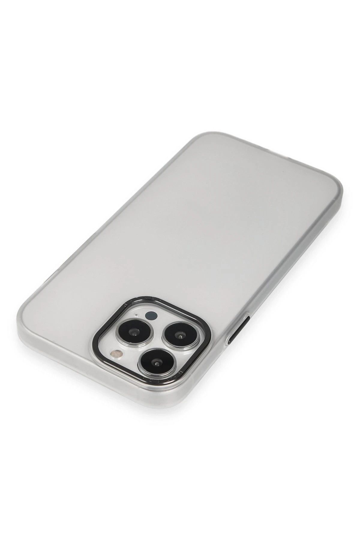 NewFace iPhone 15 Pro Max Kılıf Modos Metal Kapak - Şeffaf SVLRS