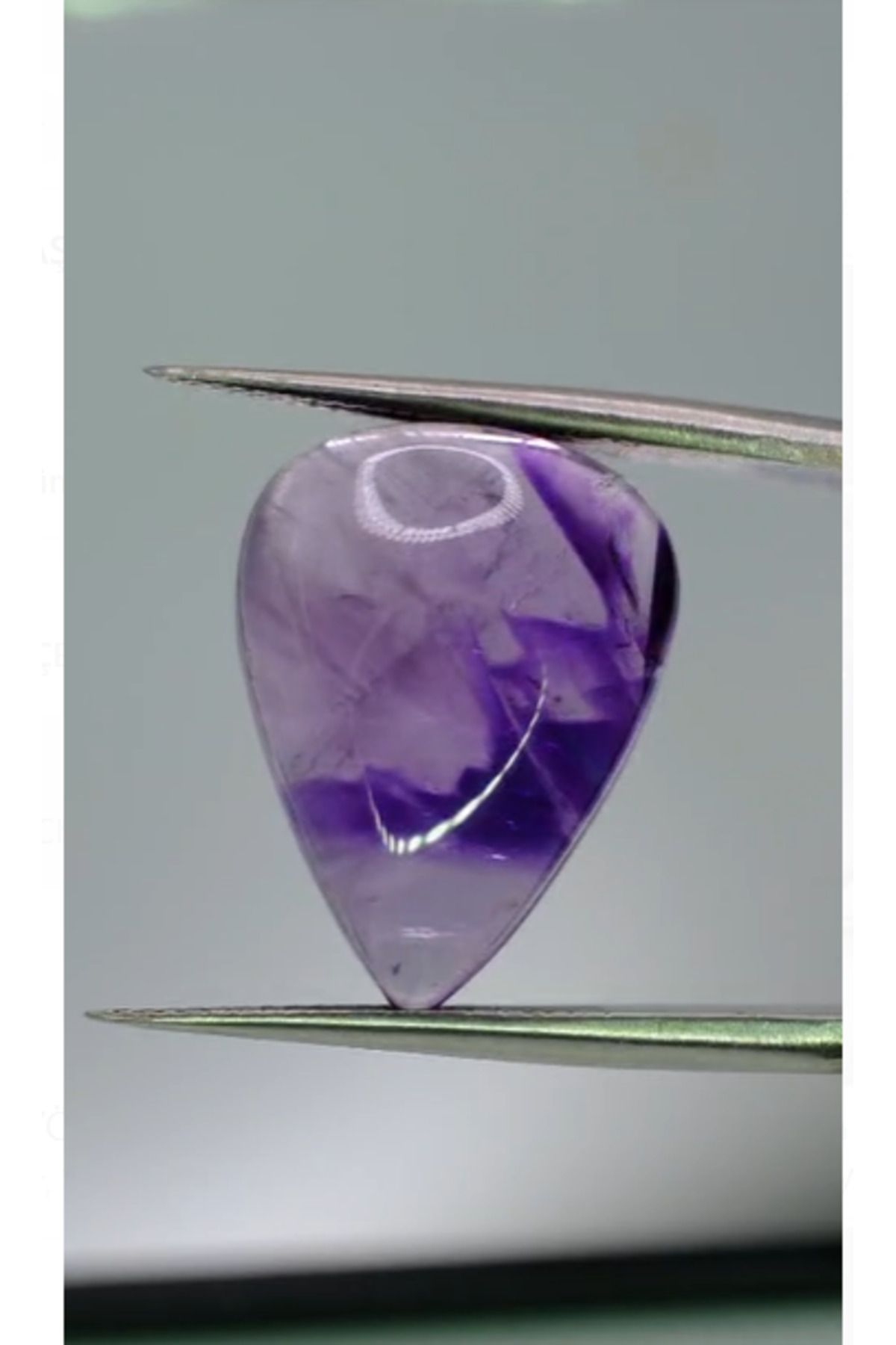 Aries 9.95ct 18.4x13.8mm Pear Cabachon Natural Star Amethyst