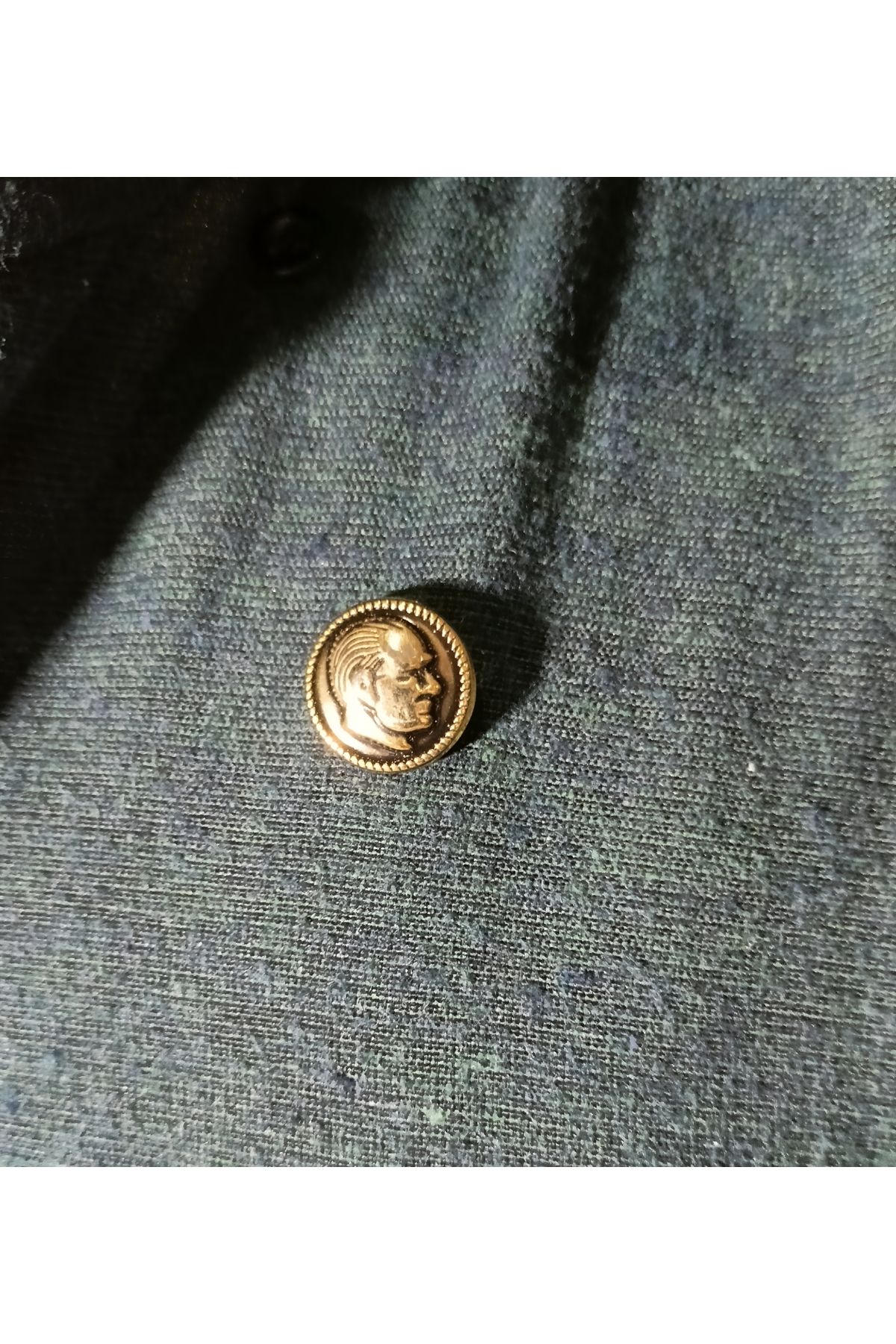 efmues Yaka rozeti Atatürk portreli metal yaka rozeti