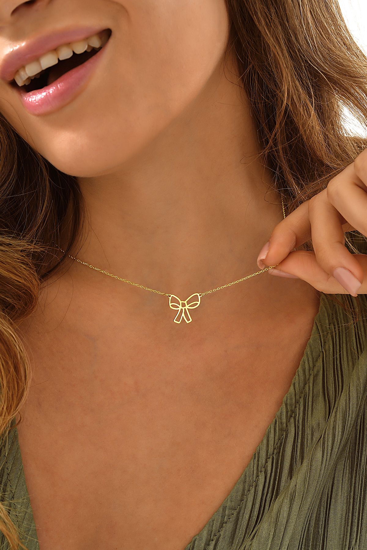 Klart Jewellery Kurdele Gümüş Kolye 925 ayar gümüş