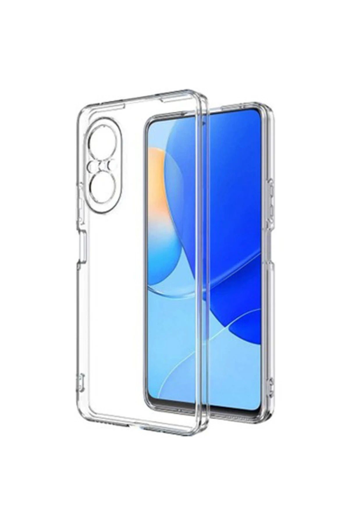 NewFace Huawei Nova 9 SE Kılıf Lüx Şeffaf Silikon NRMSA