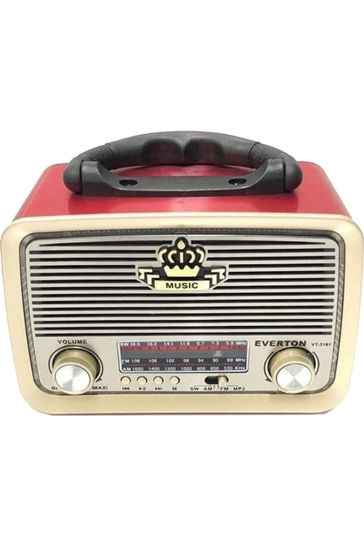 BT USB İBRELİ ŞARJLI RADYO (5047)