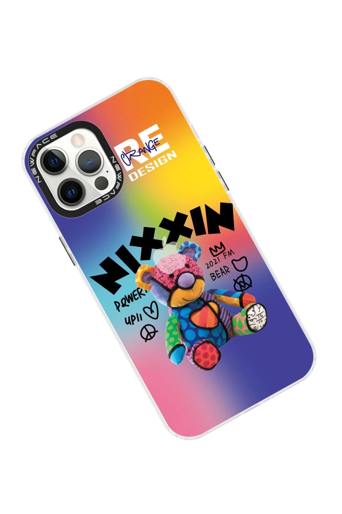NewFace iPhone 12 Pro Max uyumlu Kılıf Estoril Desenli Kapak - Estoril - 11 GLSTD