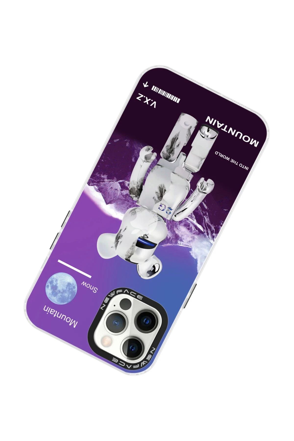 NewFace iPhone 12 Pro Max Uyumlu Kılıf Estoril Desenli Kapak - Estoril - 8 GLSTD