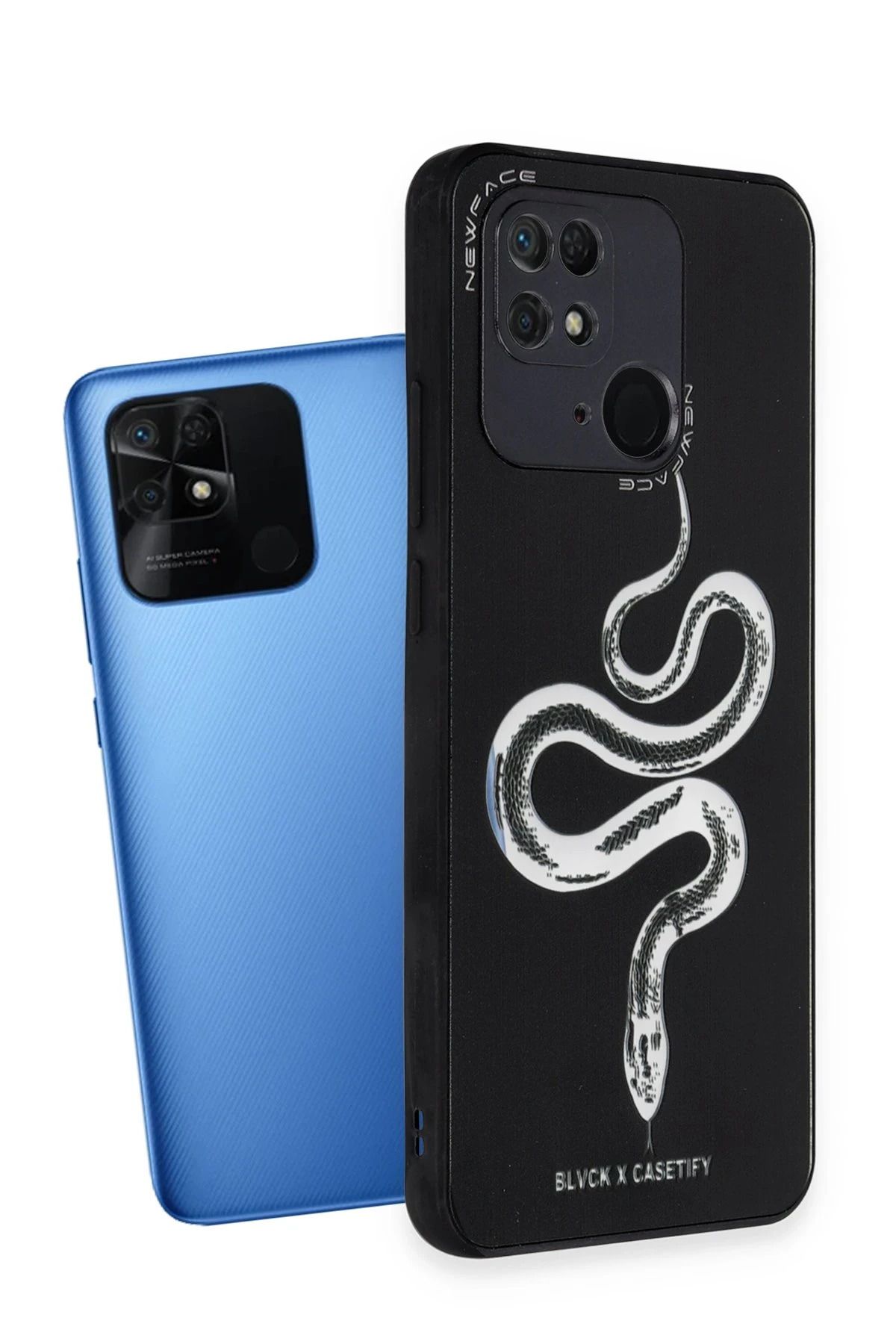 NewFace Xiaomi Redmi 10C Kılıf Mirror Desenli Kapak - Mirror - 13 GLSTD