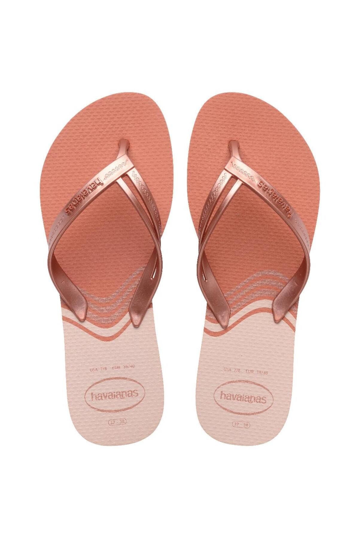 Havaianas Elegance Print Pink Clay Parmak Arası Terlik 4148804-9259