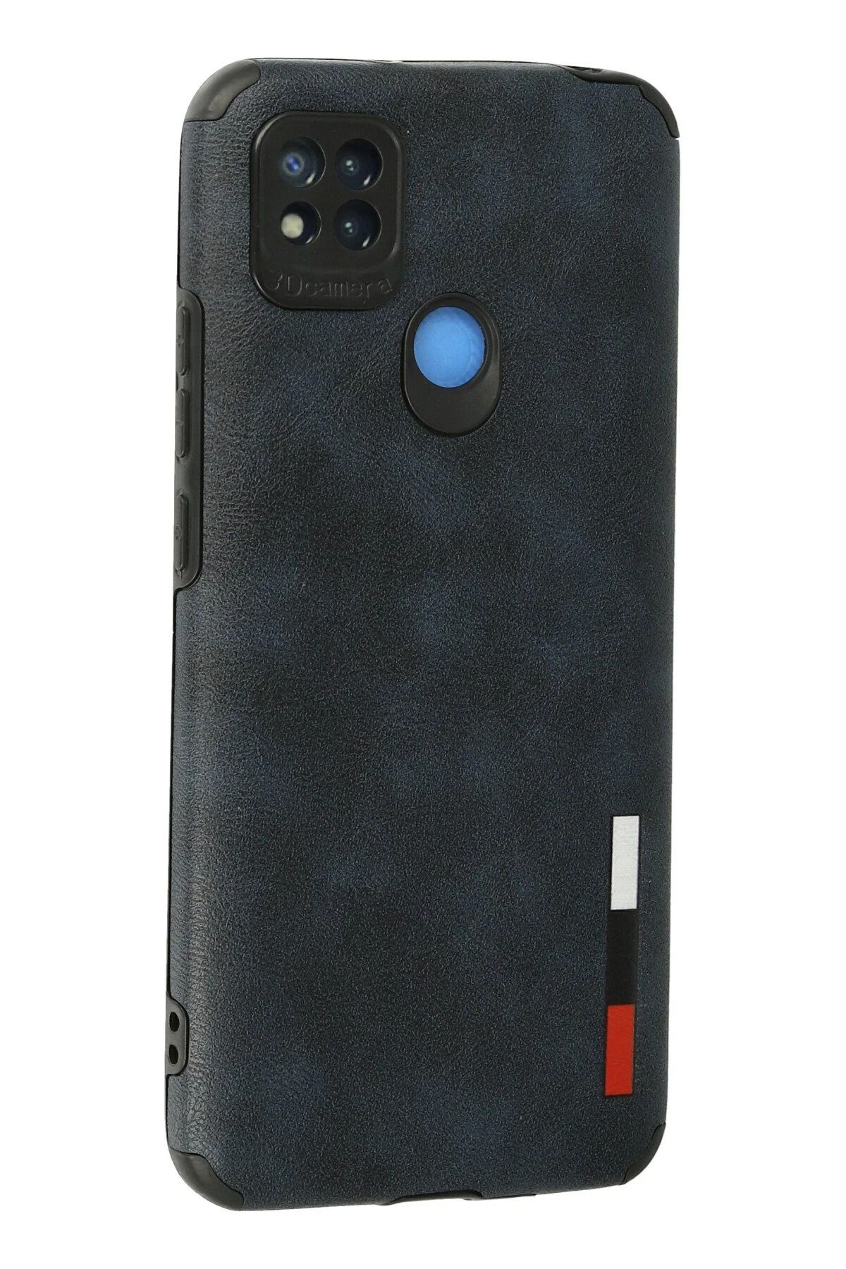 NewFace Xiaomi Redmi 9C Kılıf Loop Deri Silikon - Lacivert GLSTD
