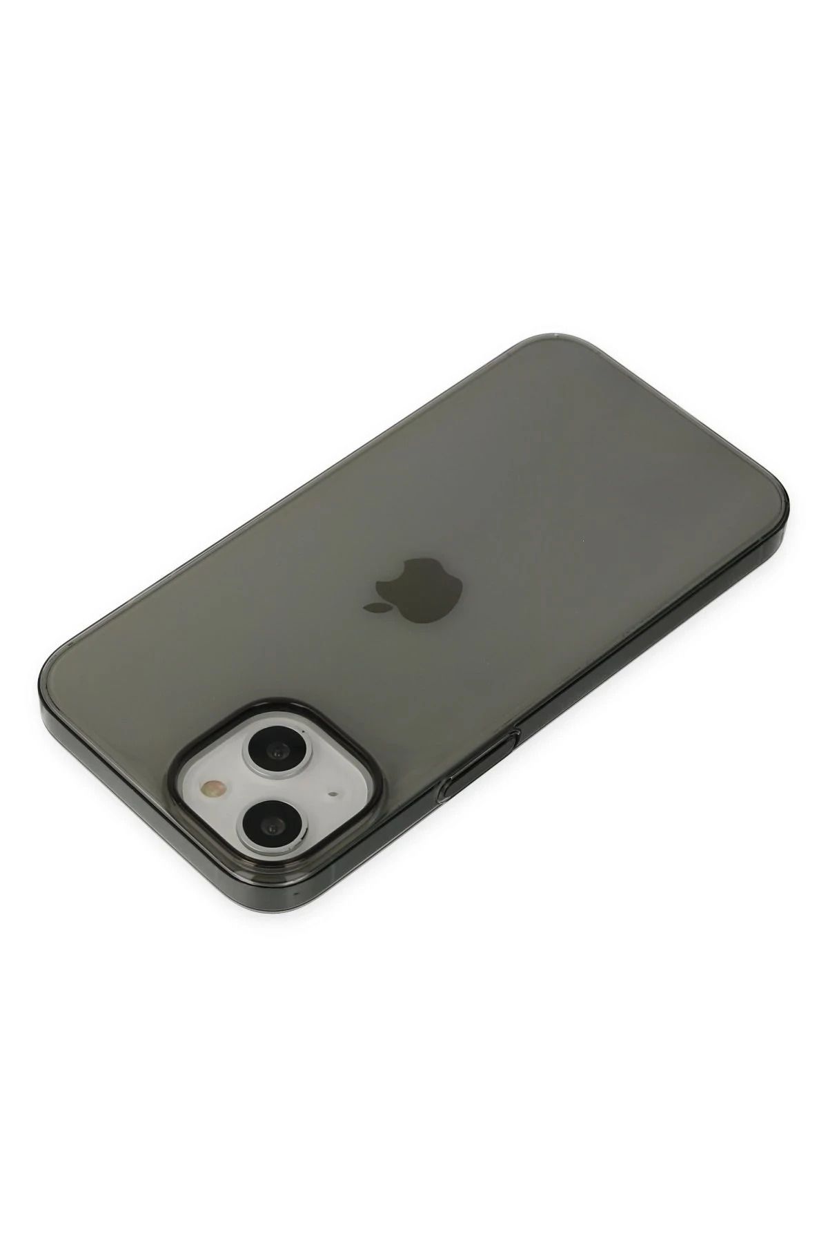 NewFace iPhone 14 Plus Kılıf Pc Sert Şeffaf Kapak - Siyah FLKRY