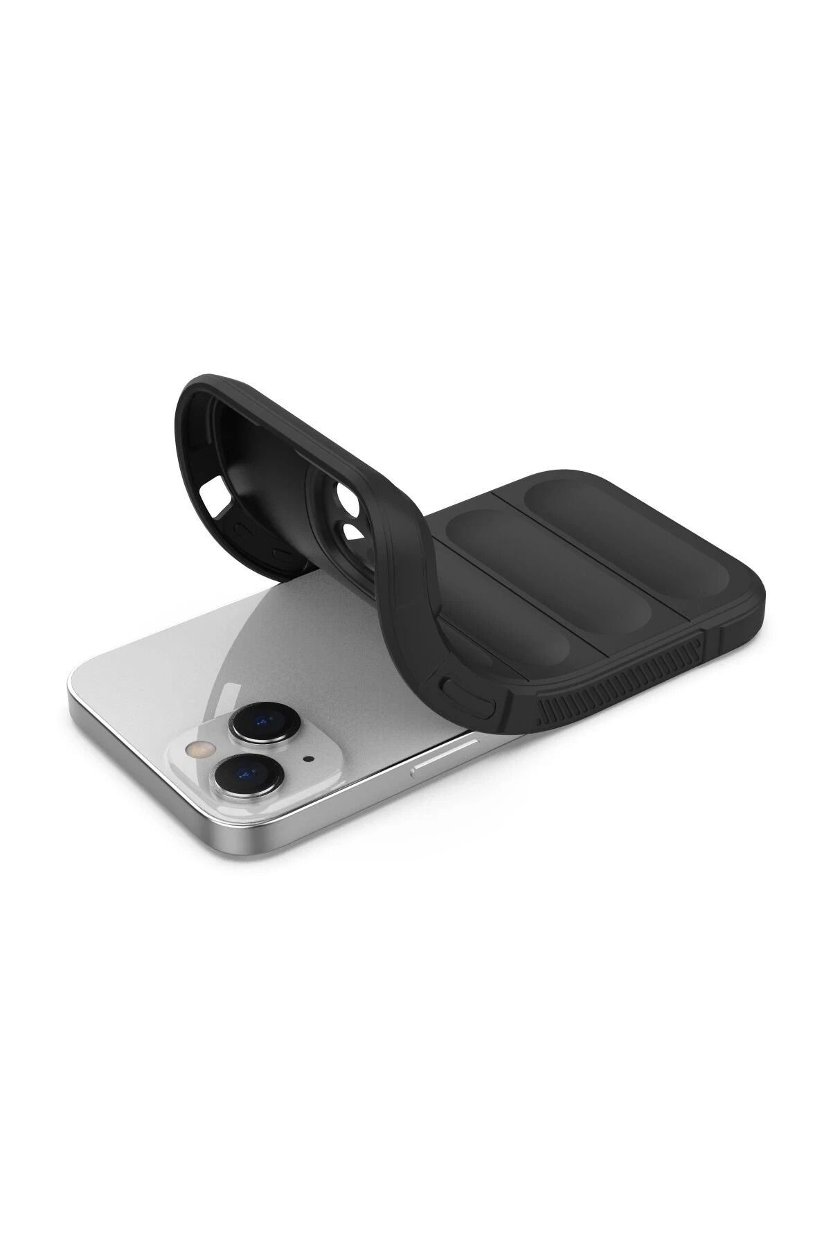 NewFace iPhone 15 uyumlu  Kılıf Optimum Silikon - Siyah