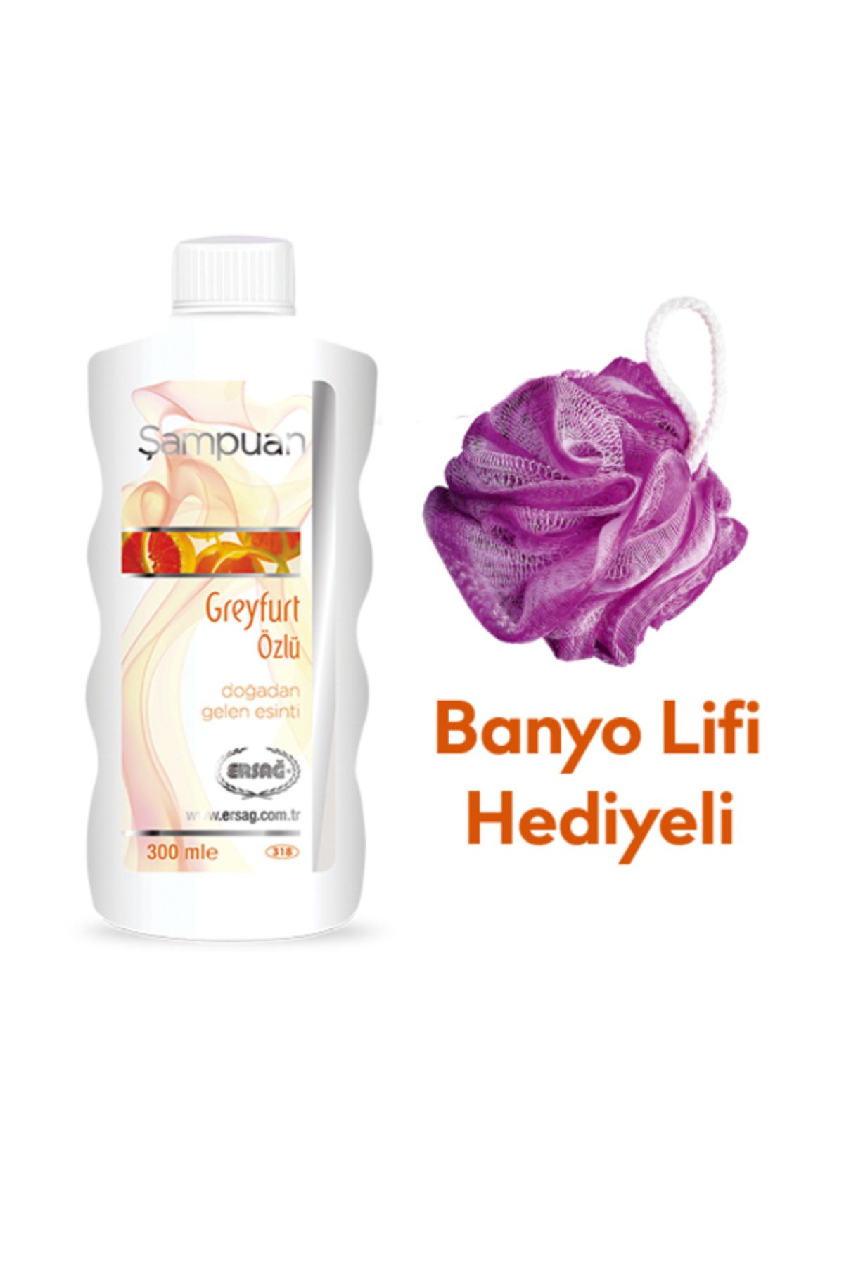 Ersağ Ersağ Greyfurt Özlü Şampuan 300 ml.